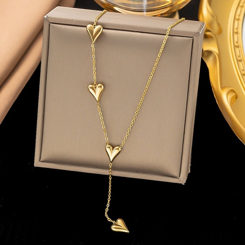 Collier Pendentif en Acier Inoxydable 304 avec Chaîne en Câble — Collier pendentif