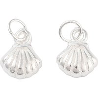 925 Sterling Silver Shell Charms with Jump Rings — Charms & Pendants