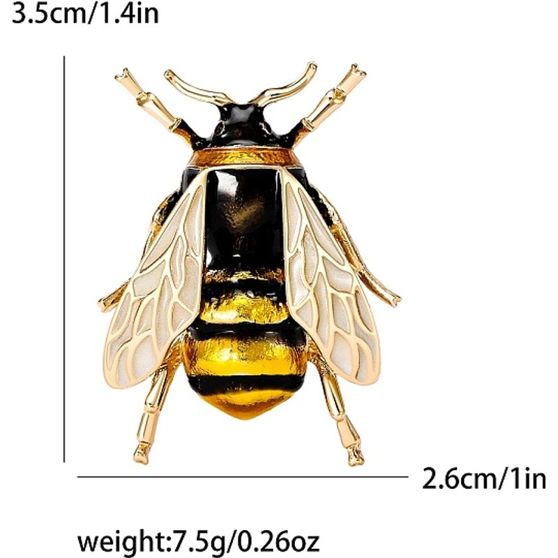 Épinglette en Émail Broche en Alliage pour Sac à Dos - Design Abeille — Broches