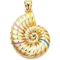 Pendentif en Émail de Laiton, Charm de Canapé Plaqué Or 18K — Breloques et pendentifs