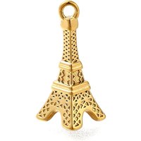 Eiffel Tower Charm Pendant in 304 Stainless Steel with Gold Plating — Charms & Pendants