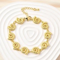 Bracelet en Lien Conch en Laiton pour Femmes - Plaqué Or 18K — Bracelet Femme