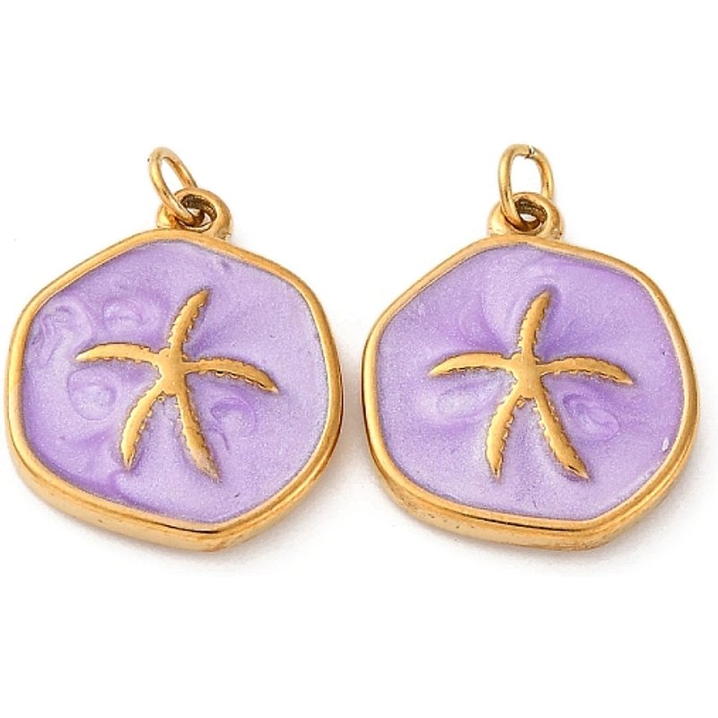 Pendentif en Acier Inoxydable 304 avec Charme Étoile de Mer — Breloques et pendentifs