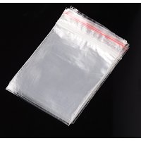 Sacs en Plastique Zip Lock Resealables, Clairs, 12x8cm, Épaisseur de 0.9 Mil — Rangement et présentation