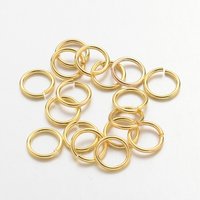 Brass Open Jump Rings, Cadmium Free, Lead Free, 8x1mm, 18 Gauge — Jewelry Findings