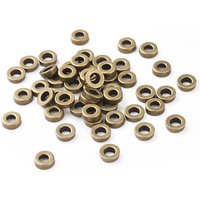 Perles Intercalaires de Style Tibétain, Sans Plomb, Bronze Antique, 6x2mm — Perles à bijoux
