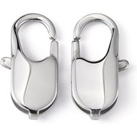 Attaches de Clé en Acier Inoxydable 201 - Résistantes au ternissement — Accessoires pour bijoux