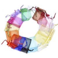 Sacs en Organza avec Cordon pour Mariages et Fêtes — Rangement et présentation