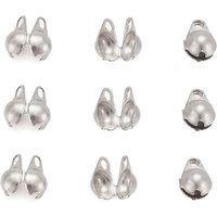Embouts de Perles en Acier Inoxydable Chirurgical 316 et Couvre-Nœuds Clamshell