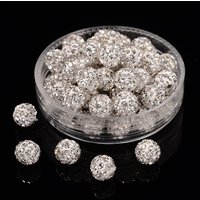 Perles en argile polymère avec strass, perles disco Pave, Grade A, 6mm — Perles à bijoux