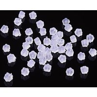 Coussins d'oreilles en plastique - 2,5 mm de long, blancs — Accessoires pour bijoux