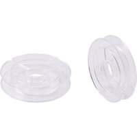 Plastic Spools, Clear Wheel, 50x10mm — Jewelry Making Tools