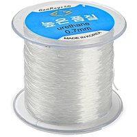 Korean Elastic Crystal Thread, Clear, 0.7mm, 164.04 yards/roll