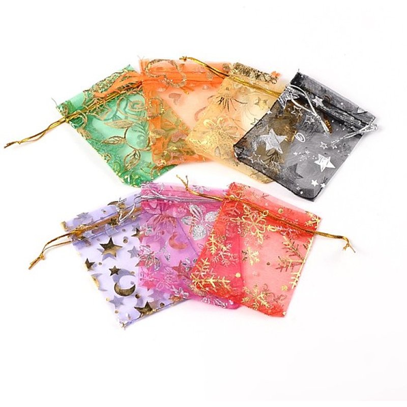 Sacs-Cadeaux en Organza Rectangulaires pour Bijoux et Potpourri — Rangement et présentation