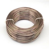 Anodized Aluminum Bendable Craft Wire for Jewelry Making, Camel, 20 Gauge