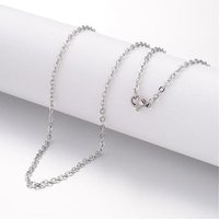 Collier Pendentif en Acier Inoxydable 304 Anti-Oxyde avec Fermoir Mousqueton — Collier pendentif