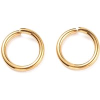 Anneaux Brisés Ouverts en Acier Inoxydable 304, Dorés, 10x1.5mm — Accessoires pour bijoux