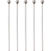 Épingles à tête boule en acier inoxydable 304, résistant au ternissement, 30x0.7mm — Accessoires pour bijoux