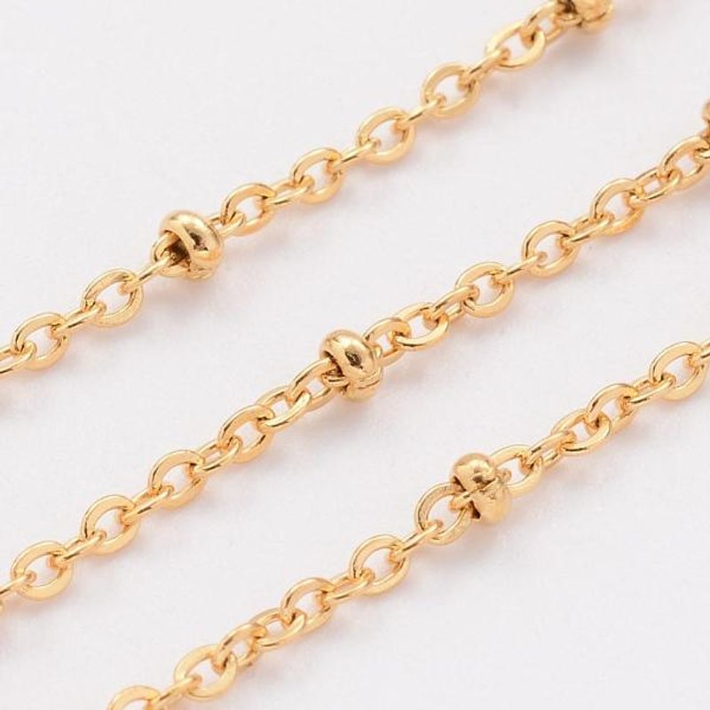 Ion Plating 304 Stainless Steel Cable Chains with Spool, 10m