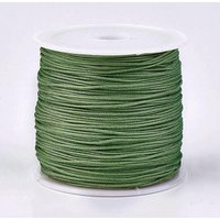 Nylon Thread Jewelry Cord for Woven Jewelry Making, Dark Sea Green