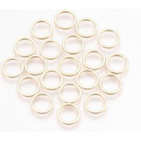 Anneaux de liaison en laiton, forme de donut, sans nickel, plaqué or 18K — Accessoires pour bijoux