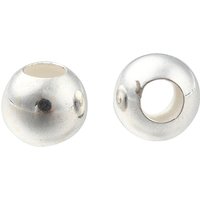 925 Sterling Silver Round Beads, 4mm Diameter, 1.6mm Hole — Jewelry Beads