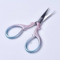 Ciseaux en acier inoxydable pour broderie et couture, rose — Outils de création de bijoux