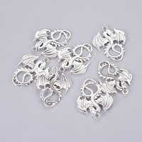 Tibetan Style Dragon Alloy Pendant, Antique Silver, Cadmium & Lead Free — Charms & Pendants
