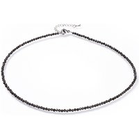 Collier en Obsidienne Naturelle avec Fermoir en Acier Inoxydable — Collier pendentif