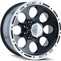 ION 174 Gloss Black Machined Wheels - 15x10 - 5x114.3 Bolt Pattern — Wheels & Rims