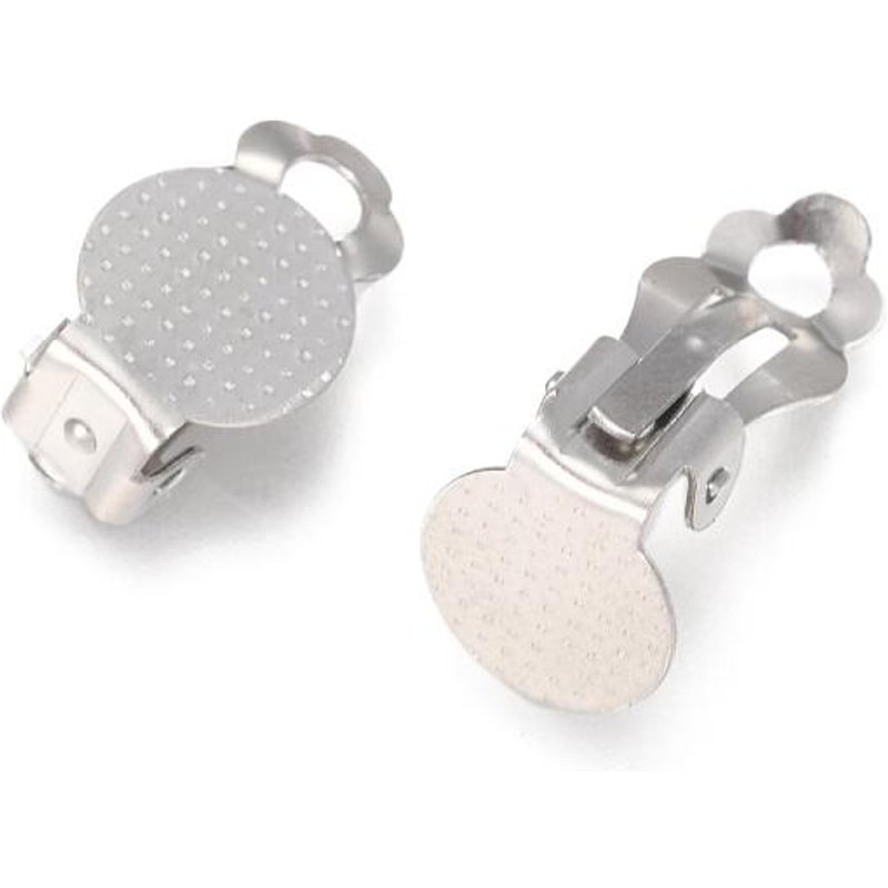 Trouvailles de boucles d'oreilles à clip en acier inoxydable 304 — Accessoires pour bijoux