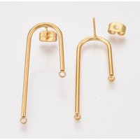 Trouvailles de boucles d'oreilles en acier inoxydable 304 pour DIY — Accessoires pour bijoux