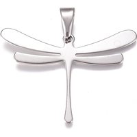 Pendentif Dragonfly en Acier Inoxydable 304, Résistant au ternissement