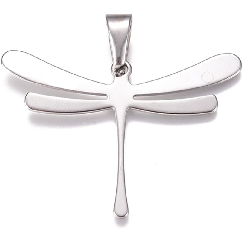Pendentif Dragonfly en Acier Inoxydable 304, Résistant au ternissement — Breloques et pendentifs