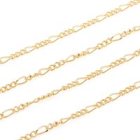 Chaîne Figaro en Laiton Tordue avec Bobine pour Fabrication de Bijoux — Chaînes, fils et cordons