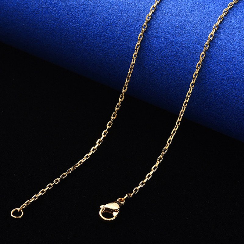 Collier en chaîne en acier inoxydable 304 avec plaquage PVD — Collier pendentif
