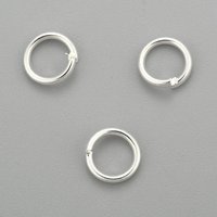 Anneaux Brisés en Acier Inoxydable 304, Argent, 19 Gauge, 6x0.9mm — Accessoires pour bijoux