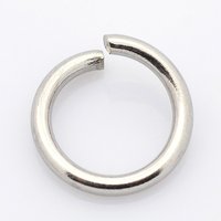 Anneaux ouverts en acier inoxydable 304, résistants à l'oxydation, 22 AWG — Accessoires pour bijoux