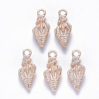 Pendentif en Émail en Alliage en Forme de Coquillage Spiralé — Breloques et pendentifs
