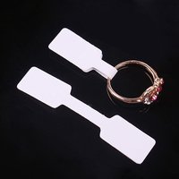 Cartes d'étiquettes de prix pour affichage de bijoux, autocollantes — Rangement et présentation