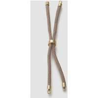 Nylon Twisted Cord Slider Bracelet Making with Brass Findings