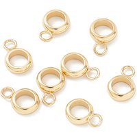 Bails Tubulaires en Acier Inoxydable 201 avec Plaquage en Or 18K