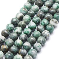 Brins de Perles Rondes en Dioptase Naturelle, 8-8.5mm, Trou de 1mm — Perles à bijoux