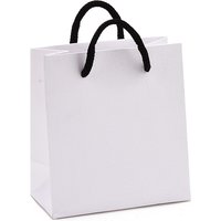 Sacs en papier rectangulaires avec poignées pour cadeaux et achats — Rangement et présentation