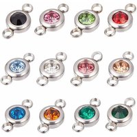 Sunnyclue 24Pcs Rhinestone Connector Charms for Jewelry Making — Jewelry Findings
