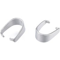 Bails à snap en acier inoxydable 304 anti-ternissement 7x3mm — Accessoires pour bijoux