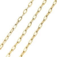 PVD Vacuum Plating 304 Stainless Steel Cable Chains with Spool