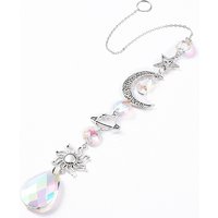AB Color Plated Crystal Teardrop Pendant Decorations