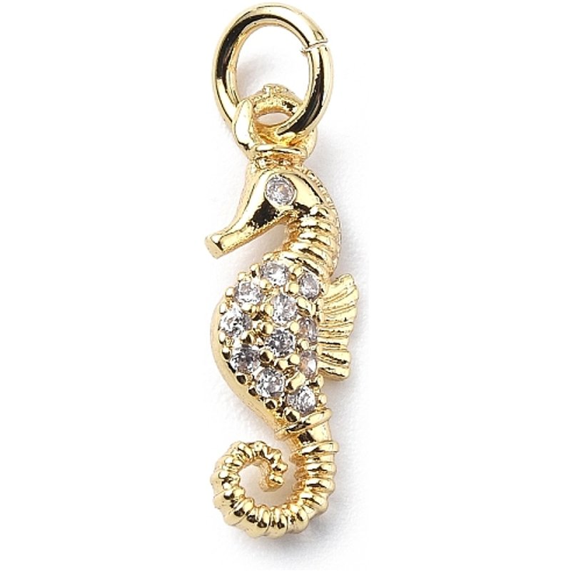 Charms en laiton Micro Pave Zircon Cubique avec Anneau de Saut — Breloques et pendentifs