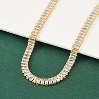 Cubic Zirconia Classic Tennis Necklace for Women